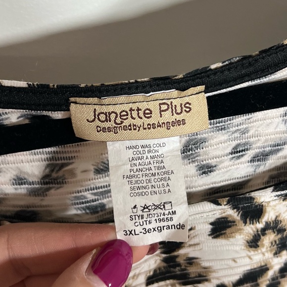 Leopard Mini Dress size 3XL - Picture 6 of 6